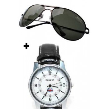 Reebok Combo Offer (Sunglasses + Watch ) MRP Rs.7498.00, Offer Price Rs.1199/-, 80% Off,